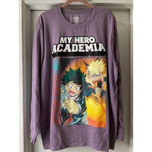 My Hero Academia Purple Long Sleeve Shirt XXL